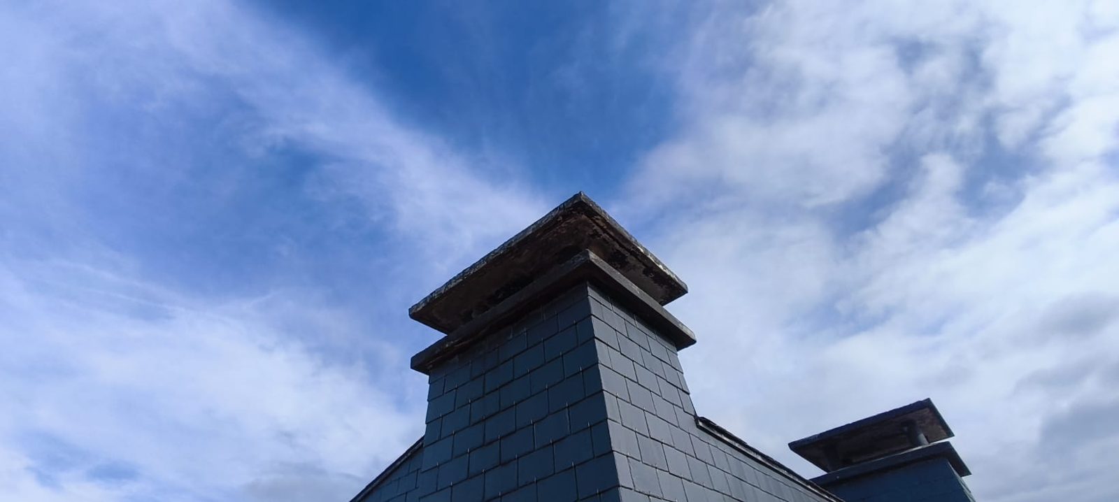 Chimenea de pizarra